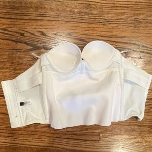 White 32B Felina bridal bustier NWOT